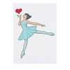 'Ballet Dancer ' Temporary Tattoo - Water Resistant, Skin-Safe, Non-Toxic