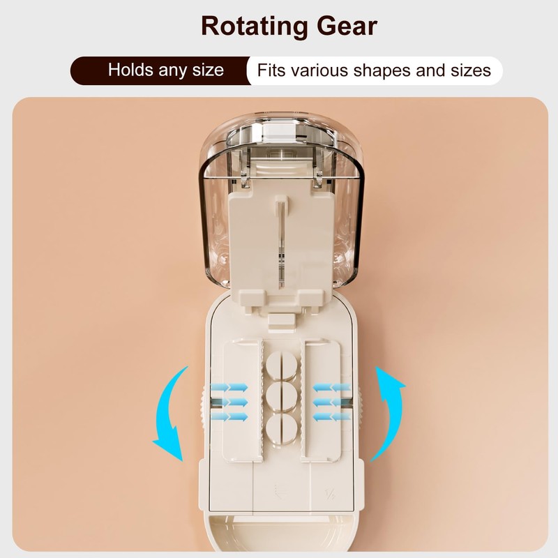 Multi-Pill Cutter with Replaceable Blades & Safety Guard – Precision