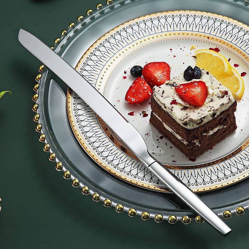 Berglander Wedding Cake Knife and Server Set, Stainless Steel Cake