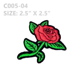 Unbranded Flower Rose  Iron On Embroidered Patch C005-04