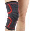 Knee Brace 1pc for Hiking, Gym, and Tennis Happyfore Red/L 3ea