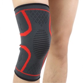 Knee Brace 1pc for Hiking, Gym, and Tennis Happyfore Red/L 3ea
