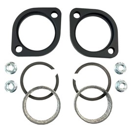 Black Exhaust Flange Kit For Harley Davidson Evolution Twin Cam M8