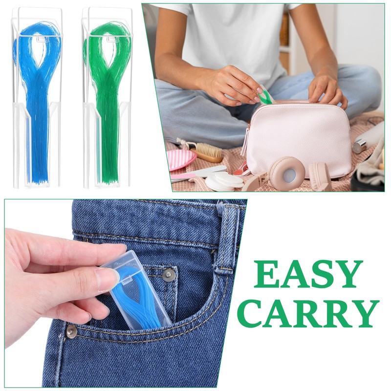 200 Count Floss Threader,Floss for Braces Bridge Flossers for Adults