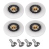 uxcell Shower Door Roller Wheel 25mm Diameter Replacement Part for
