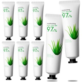 8 Piezas De Gel De Aloe Vera Puro - Gel Hidratante De Aloe Vera Para Rostro Y Piel, Gel De Aloe Vera Hidratante No Pegajoso M