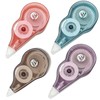 4 White Core Out Correction Tape with Dispenser, Fast, Clean,