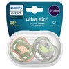 Avent Ultra Air Soother Deco 6-18 Months X 2 (Assorted Designs/Colours)