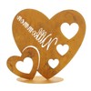 levandeo Stand Heart 29 x 26 cm Rust Welcome Love