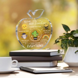 Qubereeree 5Pcs Teacher Appreciation Cup Set Gifts for Teachers, Back to School Gift, Thank You Basket Box for New Teachers, End of The Year, Graduation Gifts for Best Teacher from Student