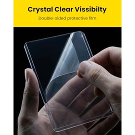 Cargadores superiores de 3 x 4 – Paquete de 100 protectores de tarjetas rígidos transparentes, fundas de plástico duro para tarjetas de intercambio de