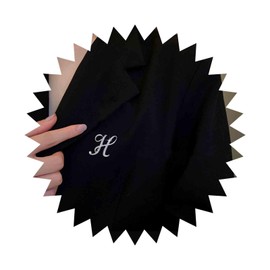 Cimenexe Vintage Crystal Brooch Silver Cz Initial Letter Brooch Pin Cz Paved Alphabet Pin Brooch Rhinestone Letter Brooch Pin Wedding Lapel Pin Banquet Badge Pins Jewelry for Women Gifts(Initial H)