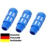 Pneumatic Silencer 1/4 Inch Plastic Set of 3 Industrial Quality
