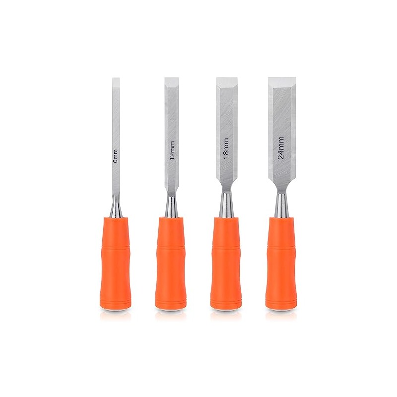 4 Piece Wood Chisel Sets Woodworking Tools Set, Wood Chisels