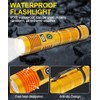 Spriak Rechargeable Flashlight High Lumens-Super Bright Magnetic Flash Light with
