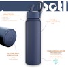 BOTL Epic Stainless Steel Water Bottle, Leak Proof Straw Lid,