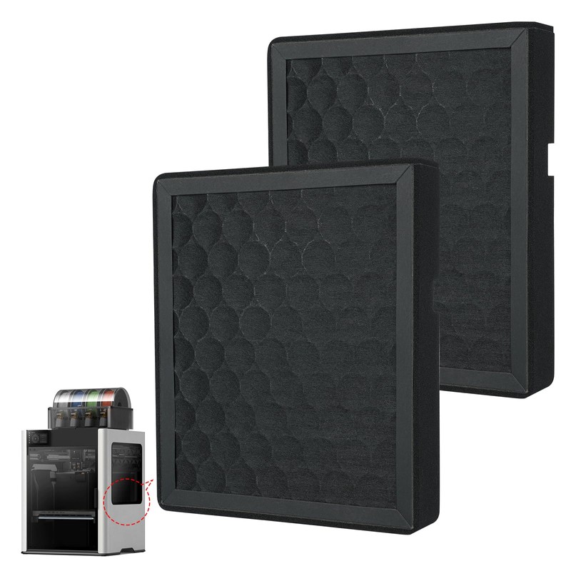 BambooSegD 2PCS Air Filter for Bambu Lab H2D/H2S/H2D Laser,3D Printer