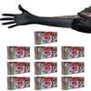 Blackwork Black Nitrile Exam Gloves, Latex-Free, Powder-Free, X-Large Case/1000 (10