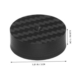 CIYODO 1pcs Carbon Fiber Speaker Isolation Stand Feet Pads Vibration Absorbing Isolation Base for Audio Equipment Secure Floor Design
