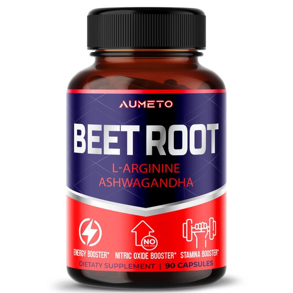 Beet Root Capsules - Enhanced with Ashwagandha for Optimal Blood