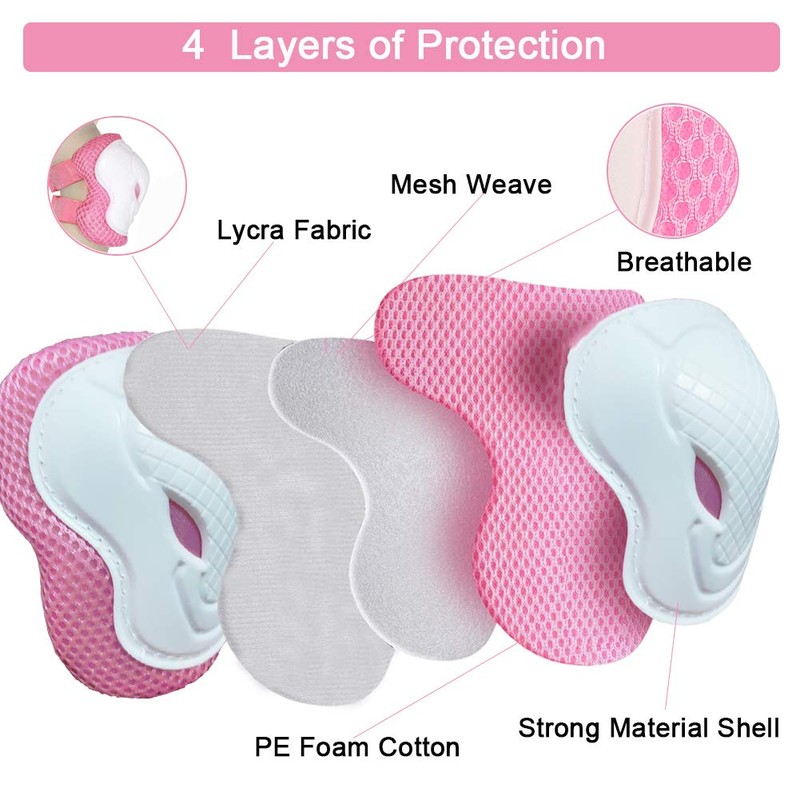 Wiletasz Knee Pads, Elbow Pads & Arm Protectors for Children,
