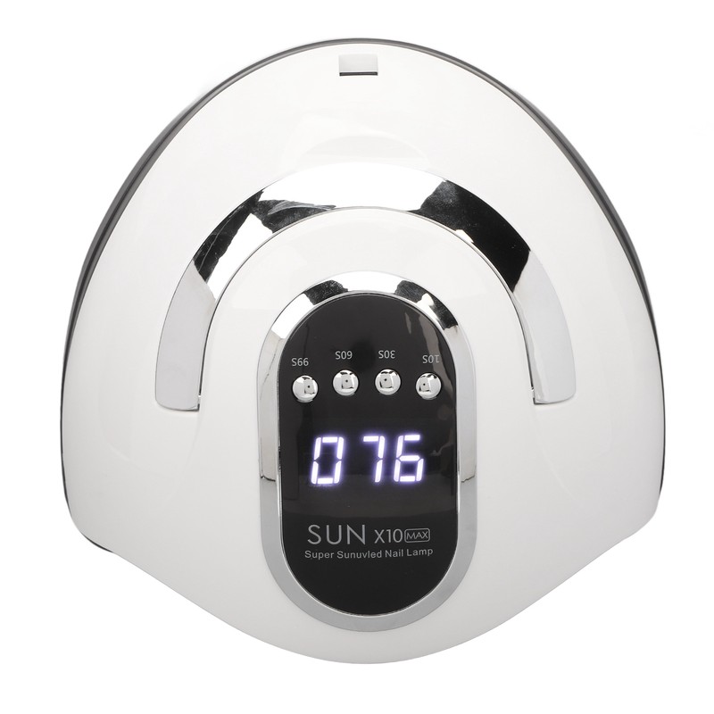 LED Nail Lamp 4 Timers Handheld with Removable Bottom Plate
