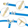 84PCS Brass Hose Barb Fittings, Air Hose Repair Kit, 1/8’’