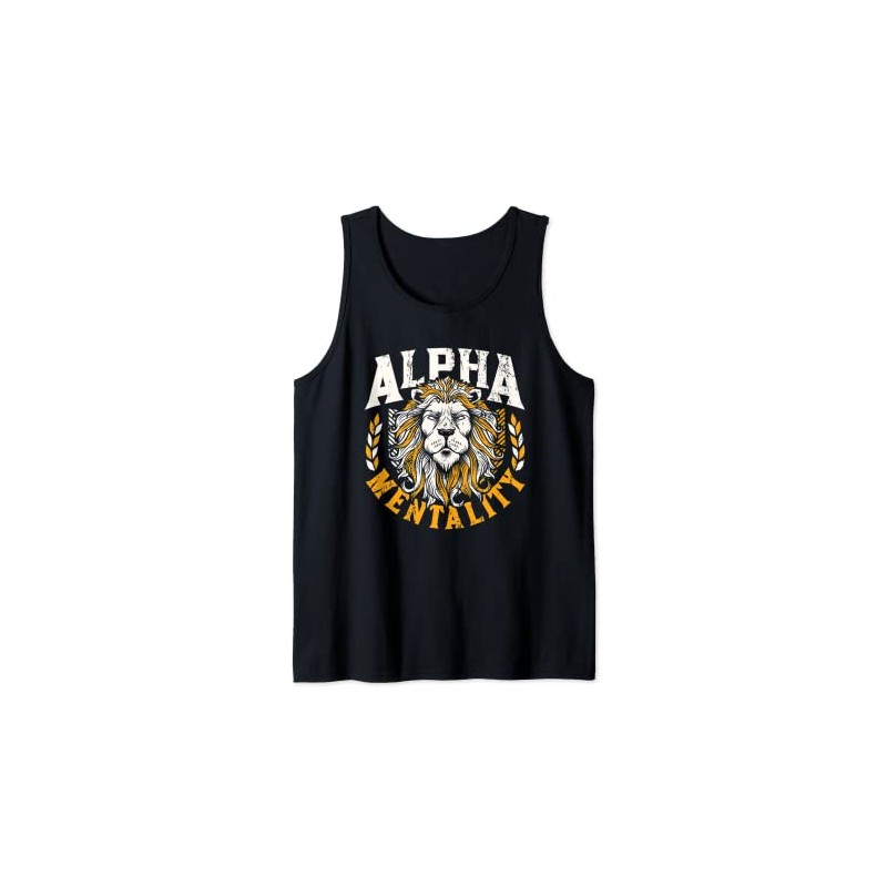 Extrovert Leader Lion Alpha Mentality Personality Coach Tank Top