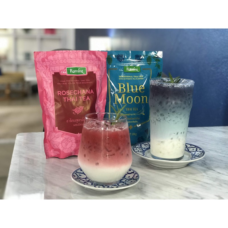 Raming Pink Thai Tea Mix, Rosechana - Dye-Free, 100% Natural
