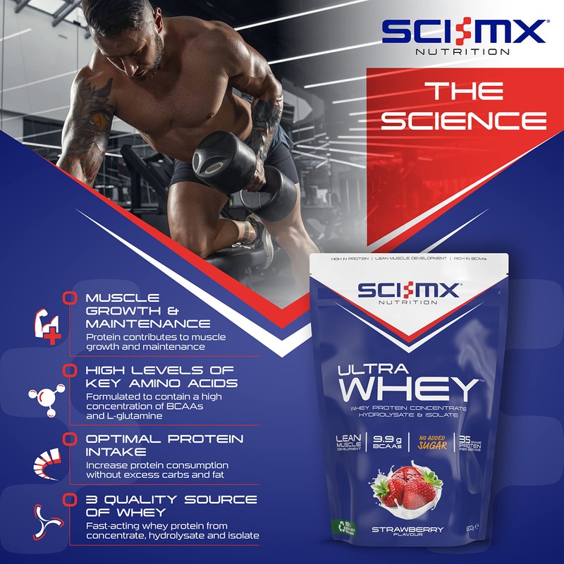 SCI-MX Ultra Whey Protein Muscle Building & Recovery Protein Powder