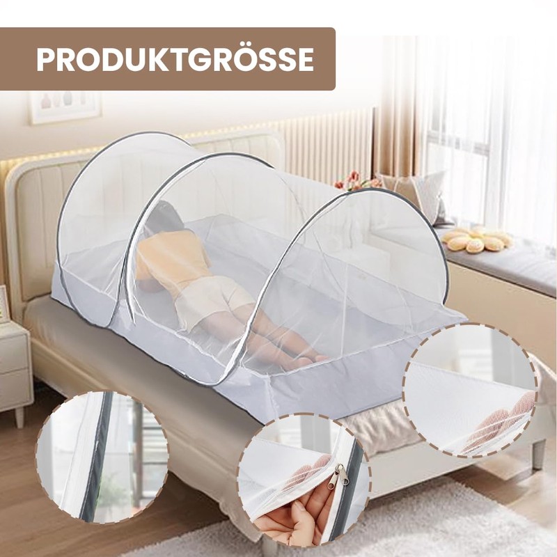 WRQIOO Mosquito Net Travel, Mosquito Net Travel Pop Up Single