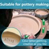FORMVERSITY Lowercase Letter Stamp Clay, Pottery Stamp Letter Set, Pottery