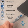 BIGtec 7,5m CAT.7 Patchkabel Netzwerkkabel Gigabit Patch DSL LAN Ethernet