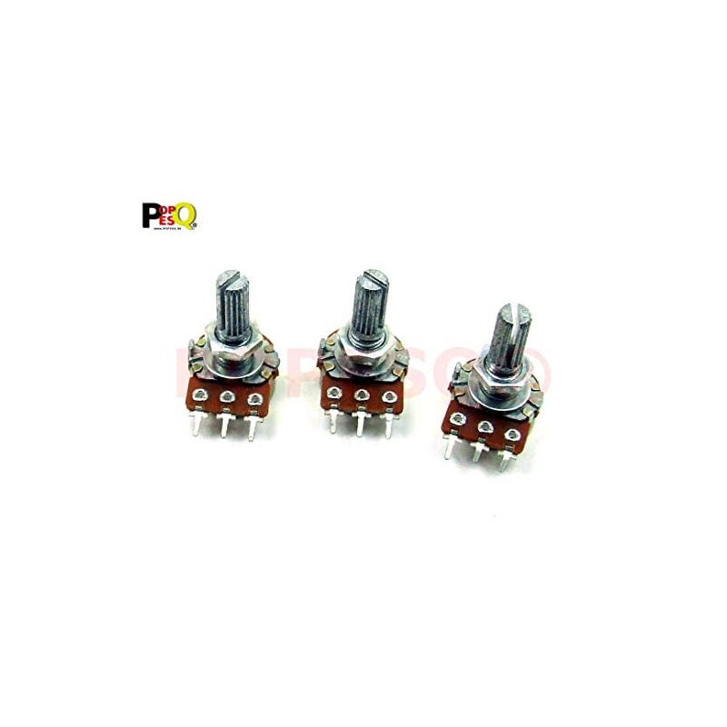 POPESQ® Pack of 3 Potentiometers 100K Linear PCB #A3181