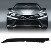 Car Front Bumper Headlight Trim Black Bumper Filler Trim Molding