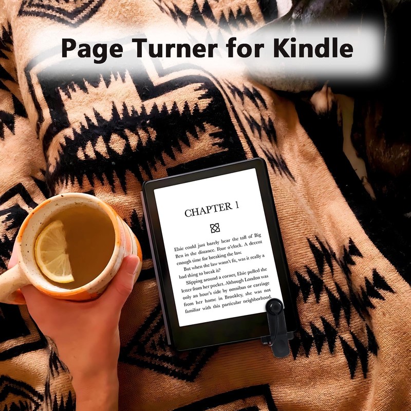 Remote Control Page Turner for Kindle Reading-Remotely Click Page Turner