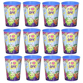 Unique Shopkins Birthday Party Supplies Bundle Pack includes Plastic Reusable Cups - 12 Count