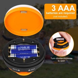 Flintronic 3 Pack Camping Lamp, LED Camping Lantern, 5 Modes SOS Light Modes, Waterproof Camping Light, Mini Tent Lamp, Portable & Handy, Emergency Set for Outdoor Hiking Camping Emergency Hiking