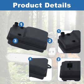 AUMEL Schalldämpfer für Stihl TS400 Trennschleifer Ersatz 42231400601 42231400600