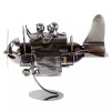 BRUBAKER Wine Bottle Holder 'Couple in Plane' 6015