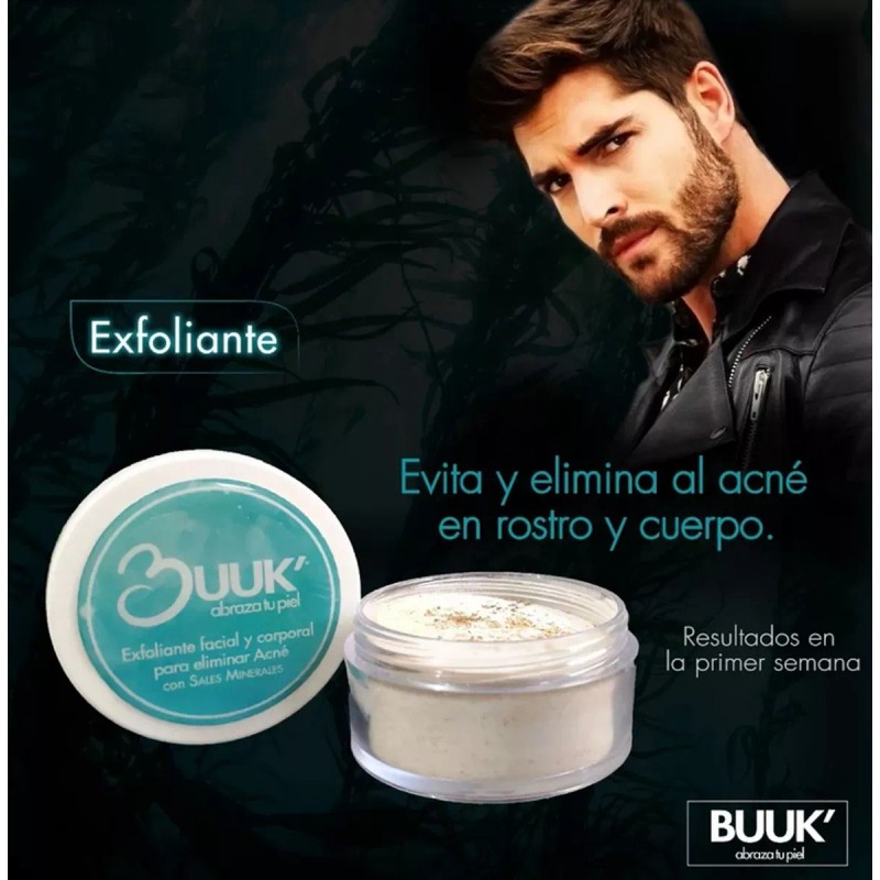 Buuk' Abraza Tu Piel Polvo Invisible Matificante De Arroz Hombre