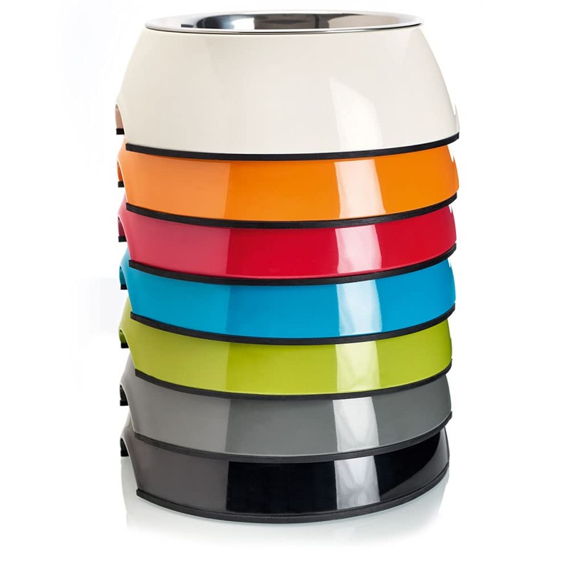 Hunter Melamine Bowl for Dogs and Cats with Removable Stainless