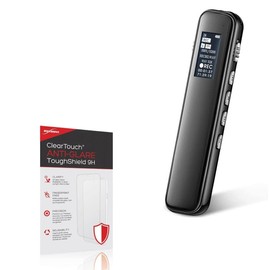 BoxWave Screen Protector Compatible With Surfans Digital Voice Recorder - ClearTouch Anti-Glare ToughShield 9H (2-Pack), Anti-Glare 9H Tough Flexible Film Screen Protector