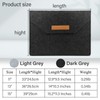 AfitLulu 11/13 Inch Laptop Sleeve Felt Laptop Case with Multiple