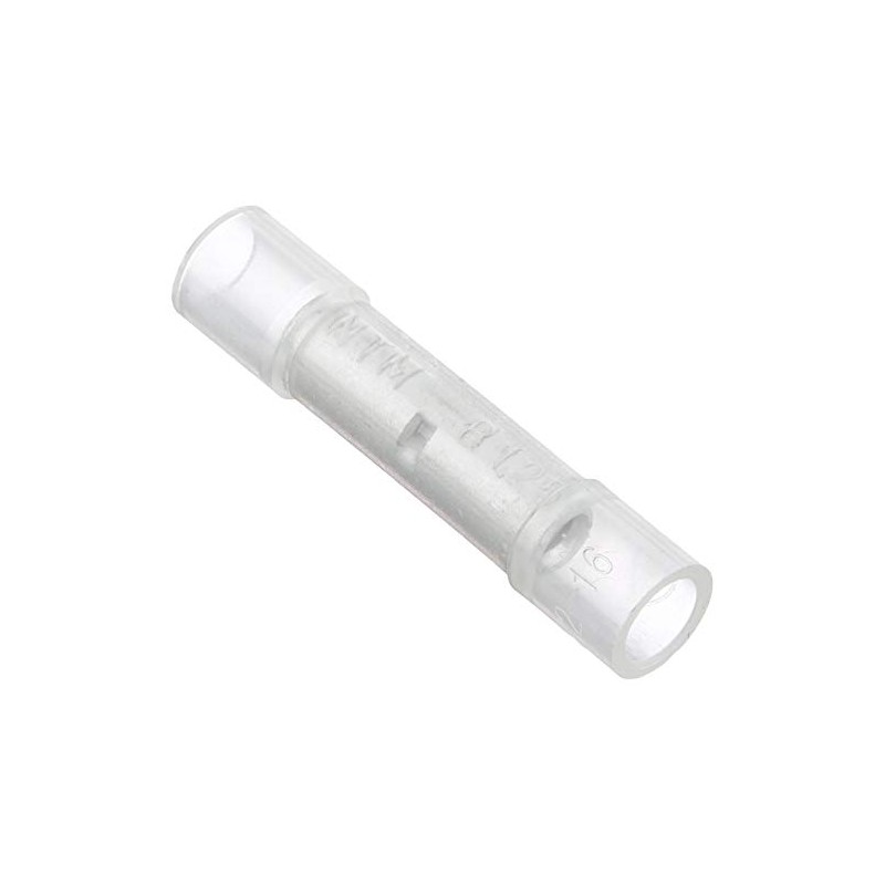 TRUSCO T-TMVB-1.25 Insulated Crimp Sleeves, Butt Joint Type, B-Type (Pack