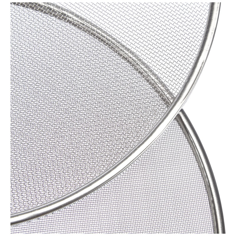 De Buyer - Edelstahlsieb mit 4 auswechselbaren Siebeinsätzen (3mm/ 2mm/