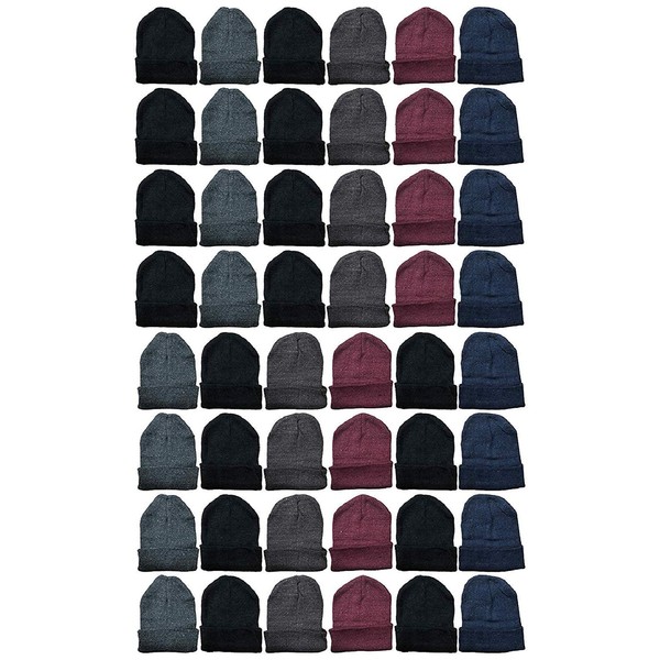 Yacht & Smith Wholesale Beanie and Glove Winter Bulk Kit,