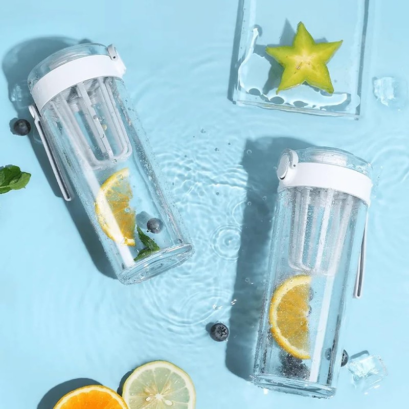 Xiaomi Tritan Water Bottle 600ml, BPA-Free Portable Cup with Tea