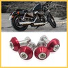 REPAIROCK 4pcs Rose Red 6mm Thread Diameter Motorcycle License Plate