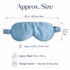 100% Mulberry Silk Sleep Mask – Soft Breathable Wide-Coverage Eye